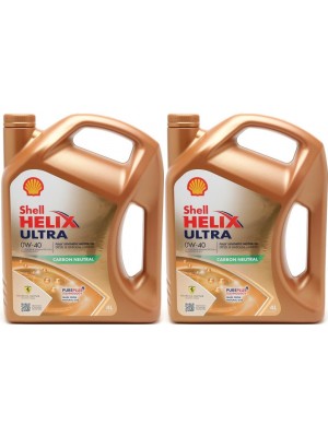 Shell Helix Ultra 0W-40 Motoröl 2x 4l = 8 Liter