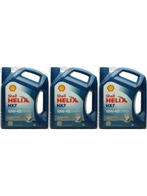 Shell Helix HX7 10W-40 Motoröl 3x 5 = 15 Liter