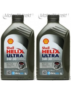 Shell Helix Ultra ECT C3 5W-30 PKW-Motoröl 2x 1l = 2 Liter