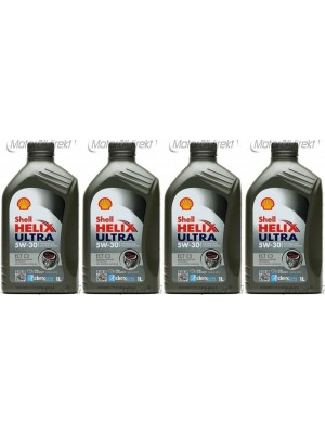 Shell Helix Ultra ECT C3 5W-30 PKW-Motoröl 4x 1l = 4 Liter