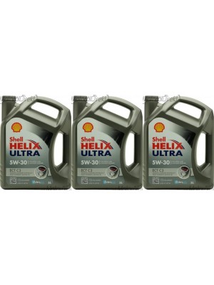 Shell Helix Ultra ECT C3 5W-30 PKW-Motoröl 3x 5 = 15 Liter