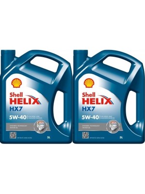 Shell Helix HX7 5W-40 Motoröl 2x 5 = 10 Liter