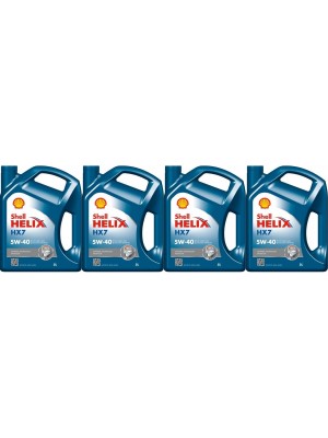 Shell Helix HX7 5W-40 Motoröl 4x 5 = 20 Liter