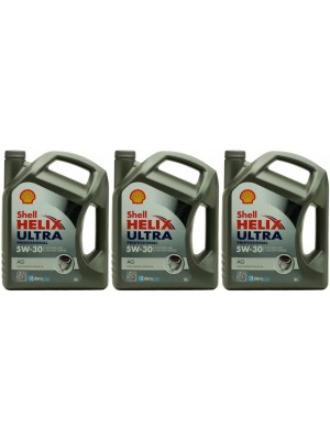 Shell Helix Ultra Professional AG 5W-30 Motoröl 3x 5 = 15 Liter