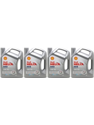 Shell Helix HX8 ECT 5W-40 Motoröl 4x 5 = 20 Liter