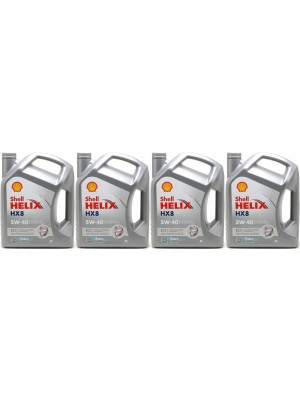 Shell Helix HX8 ECT 5W-40 Motoröl 4x 5 = 20 Liter