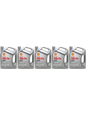 Shell Helix HX8 ECT 5W-40 Motoröl 5x 5 = 25 Liter