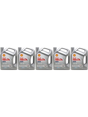 Shell Helix HX8 ECT 5W-40 Motoröl 5x 5 = 25 Liter