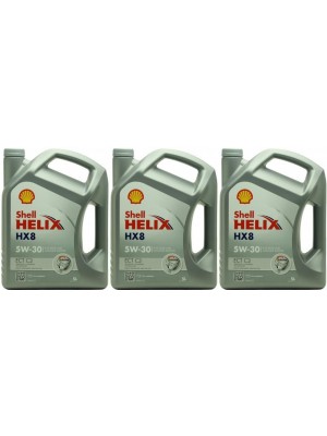 Shell Helix HX8 ECT C3 5W-30 Motoröl 3x 5 = 15 Liter