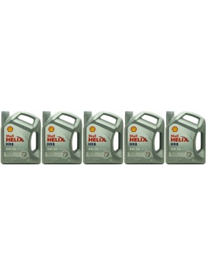 Shell Helix HX8 ECT C3 5W-30 Motoröl 5x 5 = 25 Liter