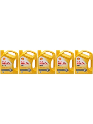 Shell Helix HX5 15W-40 Motoröl 5x 5 = 25 Liter