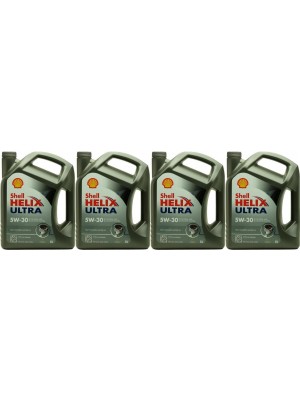 Shell Helix Ultra 5W-30 Motoröl 4x 5 = 20 Liter