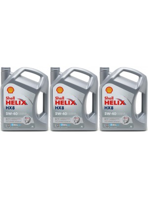 Shell Helix HX8 5W-40 Motoröl 3x 5 = 15 Liter