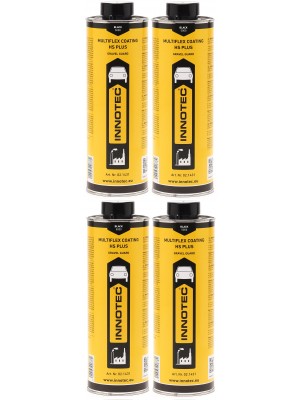 Innotec Multiflex Coating HS Plus Steinschlagschutz 1 L Schwarz 4x 1l = 4 Liter