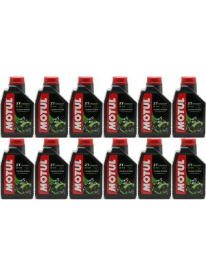 Motul 510 2T teilsynthetisches Motorrad Motoröl 12x 1l = 12 Liter