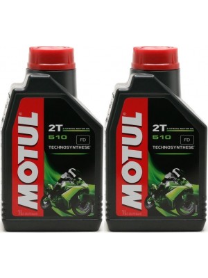 Motul 510 2T teilsynthetisches Motorrad Motoröl 2x 1l = 2 Liter