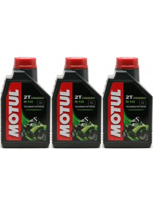 Motul 510 2T teilsynthetisches Motorrad Motoröl 3x 1l = 3 Liter