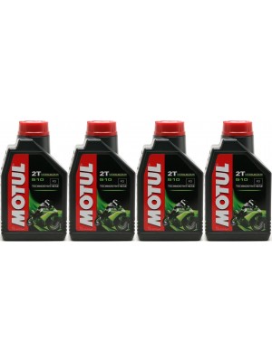 Motul 510 2T teilsynthetisches Motorrad Motoröl 4x 1l = 4 Liter
