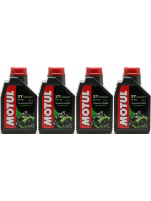 Motul 510 2T teilsynthetisches Motorrad Motoröl 4x 1l = 4 Liter