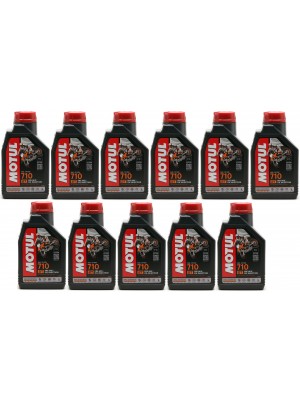 Motul 710 2T vollsynthetisches Motorrad Motoröl 11x 1l = 11 Liter