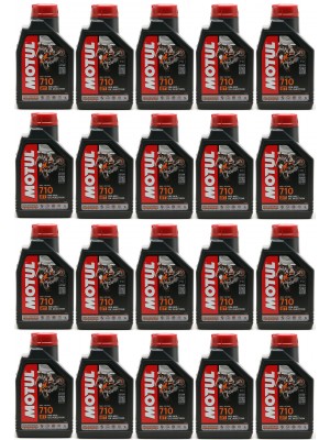 Motul 710 2T vollsynthetisches Motorrad Motoröl 20x 1l = 20 Liter