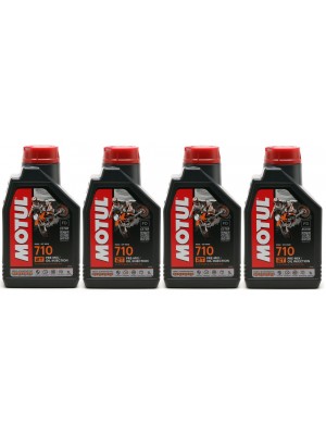 Motul 710 2T vollsynthetisches Motorrad Motoröl 4x 1l = 4 Liter