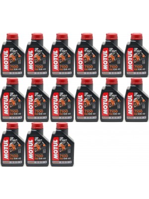 Motul 7100 ester 10W-40 4T Motorrad Motoröl 15x 1l = 15 Liter