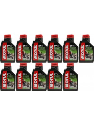 Motul Scooter Expert 2T teilsynthetisches Motorrad Motoröl 11x 1l = 11 Liter