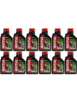 Motul Scooter Expert 2T teilsynthetisches Motorrad Motoröl 12x 1l = 12 Liter