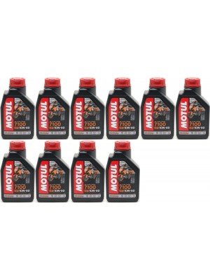 Motul 7100 ester 10W-60 4T Motorrad Motoröl 10x 1l = 10 Liter