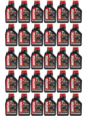 Motul 7100 ester 10W-60 4T Motorrad Motoröl 30x 1l = 30 Liter
