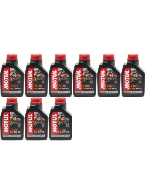 Motul 7100 ester 10W-60 4T Motorrad Motoröl 9x 1l = 9 Liter