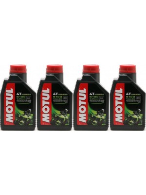 Motul 5100 ester 10W-40 4T Motorrad Motoröl 4x 1l = 4 Liter