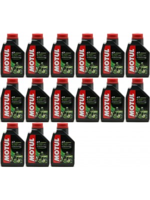 Motul 5100 ester 15W-50 4T Motorrad Motoröl 15x 1l = 15 Liter