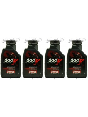 Motul 300V Factory Line Road Racing ESTER Core 10W-40 4T 4x 1l = 4 Liter