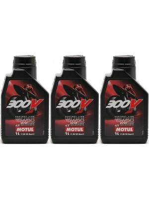 Motul 300V Factory Line Road Racing ESTER Core 15W-50 4T 3x 1l = 3 Liter