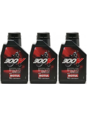 Motul 300V 4T Factory Line 5W40 Off Road Motorrad Motoröl 3x 1l = 3 Liter