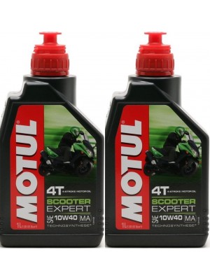 Motul Scooter Expert 4T 10W-40 MA Motorrad Motoröl 2x 1l = 2 Liter