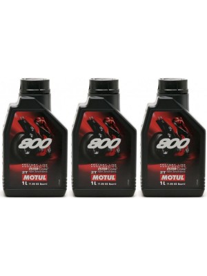 Motul 800 2T Factory Line Road Racing vollsynthetisches Motoröl 3x 1l = 3 Liter