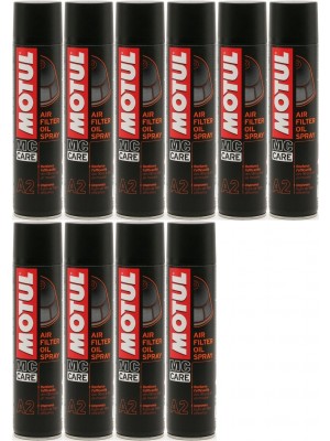 Motul A2 Air Filter Motorrad Oil Spray 10x 400 Milliliter