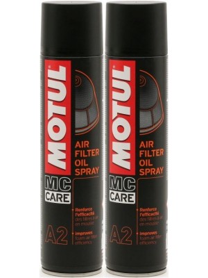 Motul A2 Air Filter Motorrad Oil Spray 2x 400 Milliliter