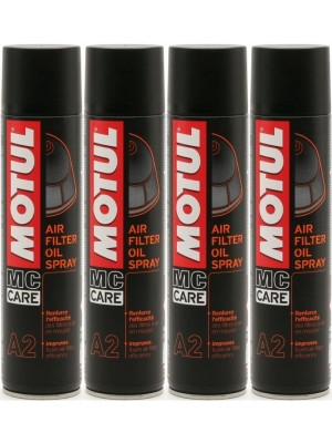 Motul A2 Air Filter Motorrad Oil Spray 4x 400 Milliliter