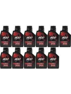 Motul 800 2T Factory Line Off Road vollsynthetisches Motoröl 11x 1l = 11 Liter