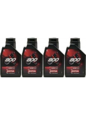 Motul 800 2T Factory Line Off Road vollsynthetisches Motoröl 4x 1l = 4 Liter