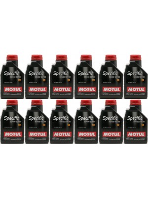 Motul Specific 5W-30 VW 504 00 - VW 507 00 Motoröl 12x 1l = 12 Liter