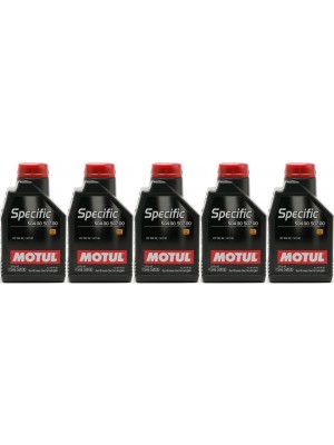 Motul Specific 5W-30 VW 504 00 - VW 507 00 Motoröl 5x 1l = 5 Liter