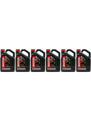 Motul 7100 ester 10W-40 4T Motorrad Motoröl 6x 4l = 24 Liter