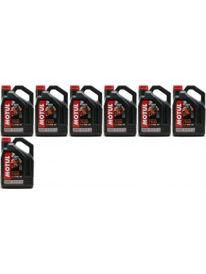 Motul 7100 ester 10W-40 4T Motorrad Motoröl 7x 4l = 28 Liter