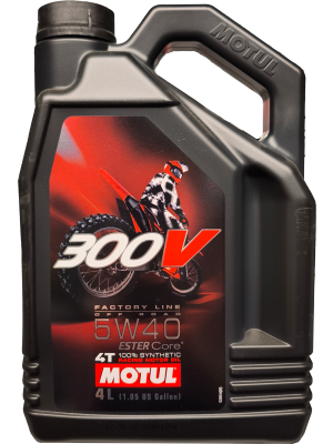 Motul 300V 4T Factory Line 5W40 Off Road Motorrad Motoröl 4l