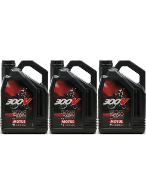 Motul 300V 4T Factory Line 15W-60 Off Road Motorrad Motoröl 3x 4l = 12 Liter